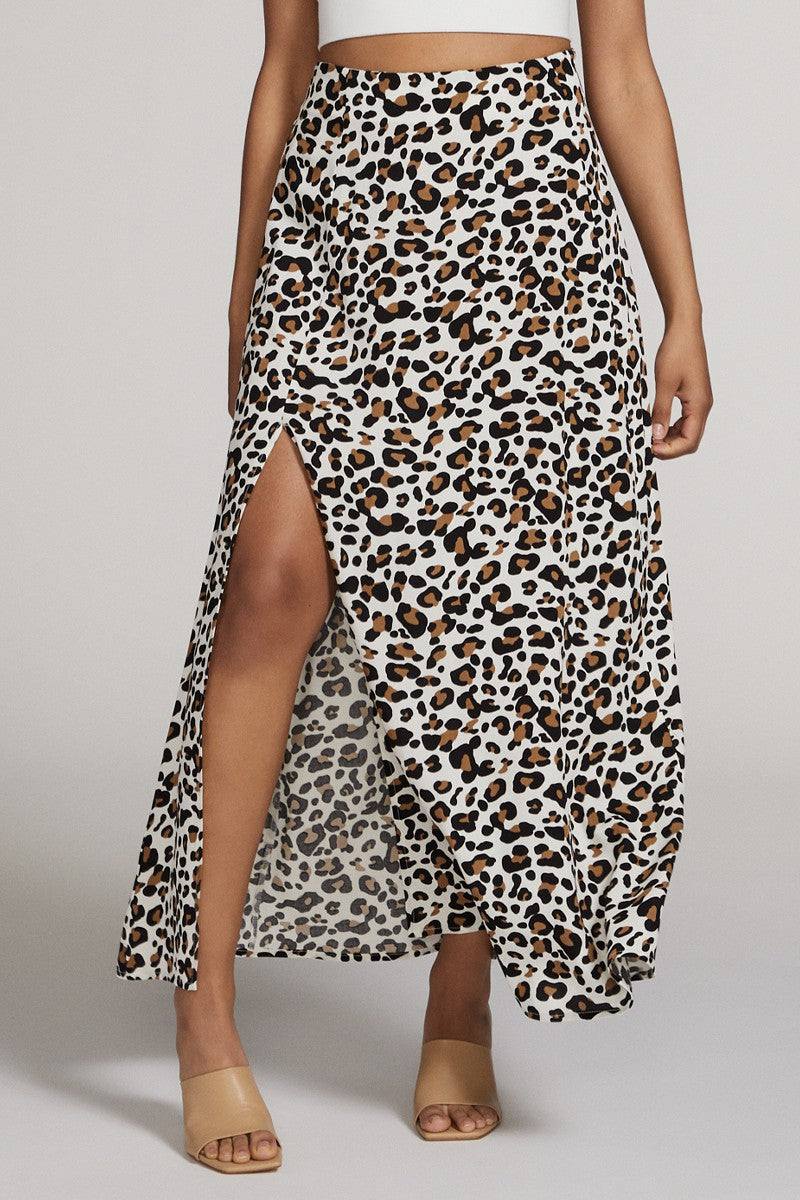 Maxi Skirt With Slit Detail