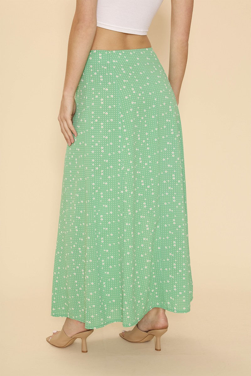 Maxi Skirt With Slit Detail