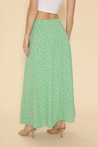 Maxi Skirt With Slit Detail