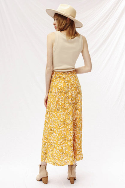 Maxi Skirt With Slit Detail