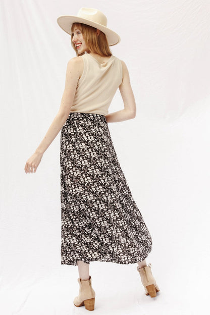 Maxi Skirt With Slit Detail