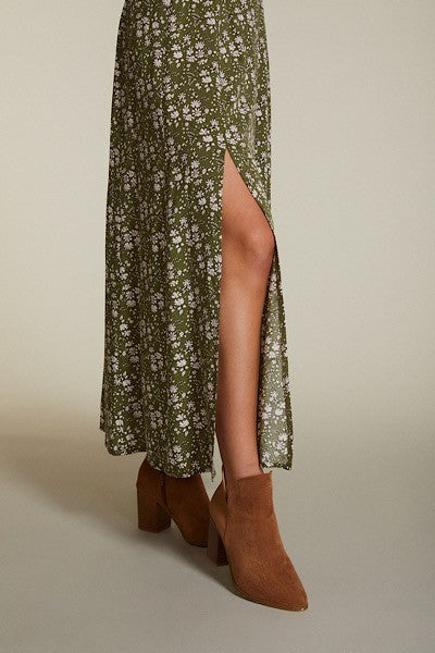 Maxi Skirt With Slit Detail