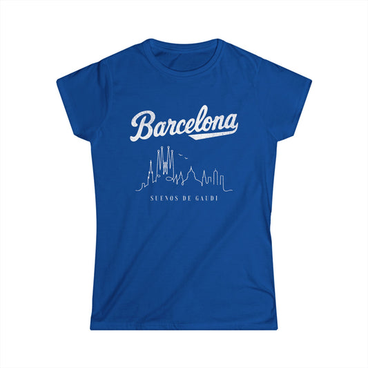 Barcelona, Dreams Of Gaudi - Women's Softstyle Tee