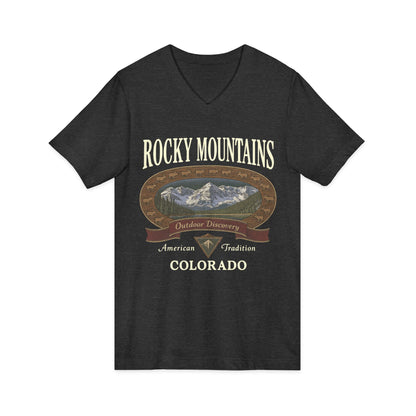 Rocky Mountains - Short Sleeve V Neck