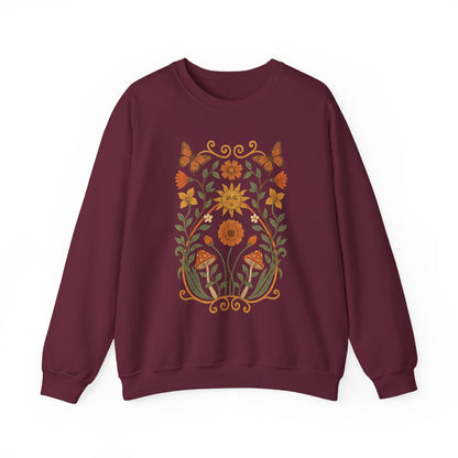 Golden Butterfly - Gildan Crewneck Sweatshirt