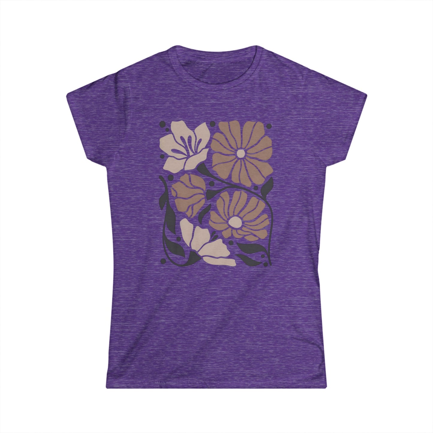 Abstract Floral - Women's Softstyle Tee