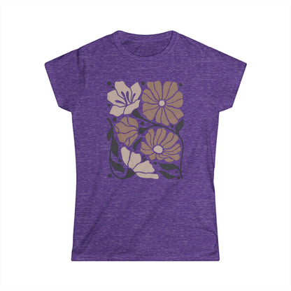 Abstract Floral - Women's Softstyle Tee
