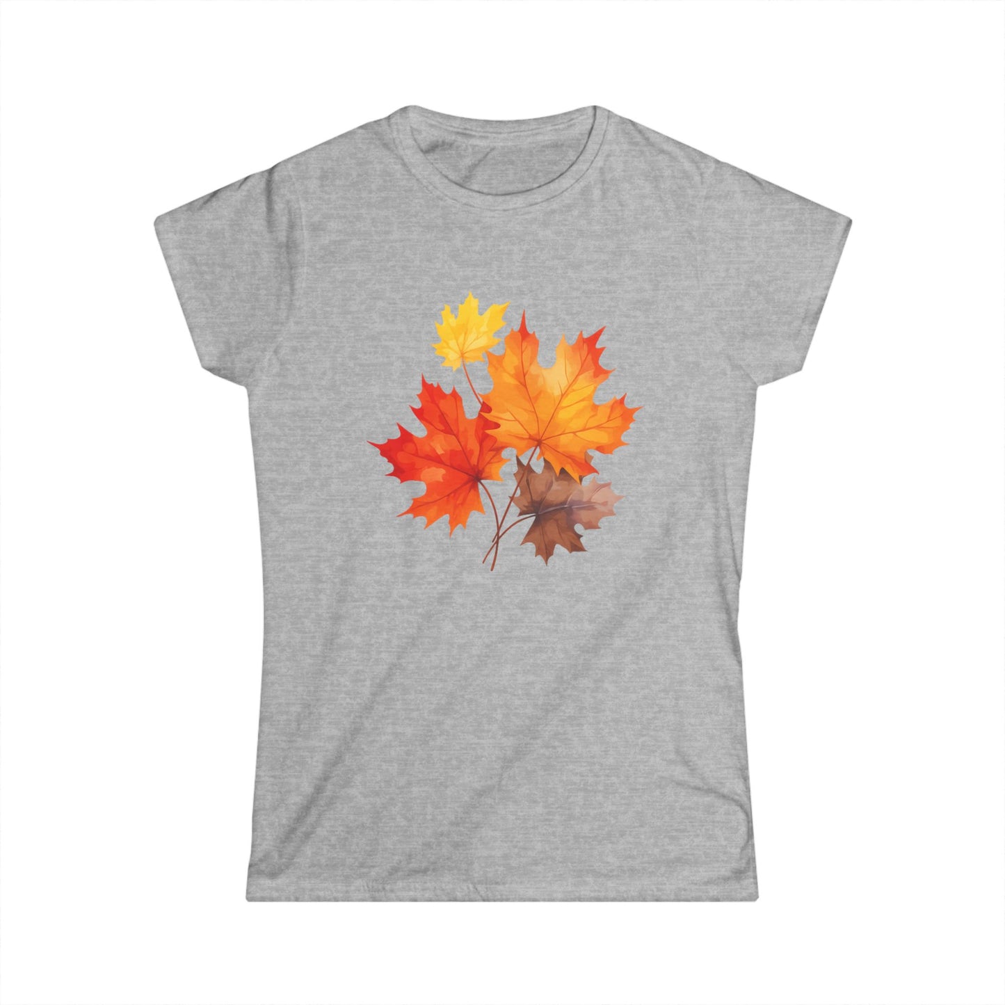 Autumn Leaves - Women's Cut Fitted Tee