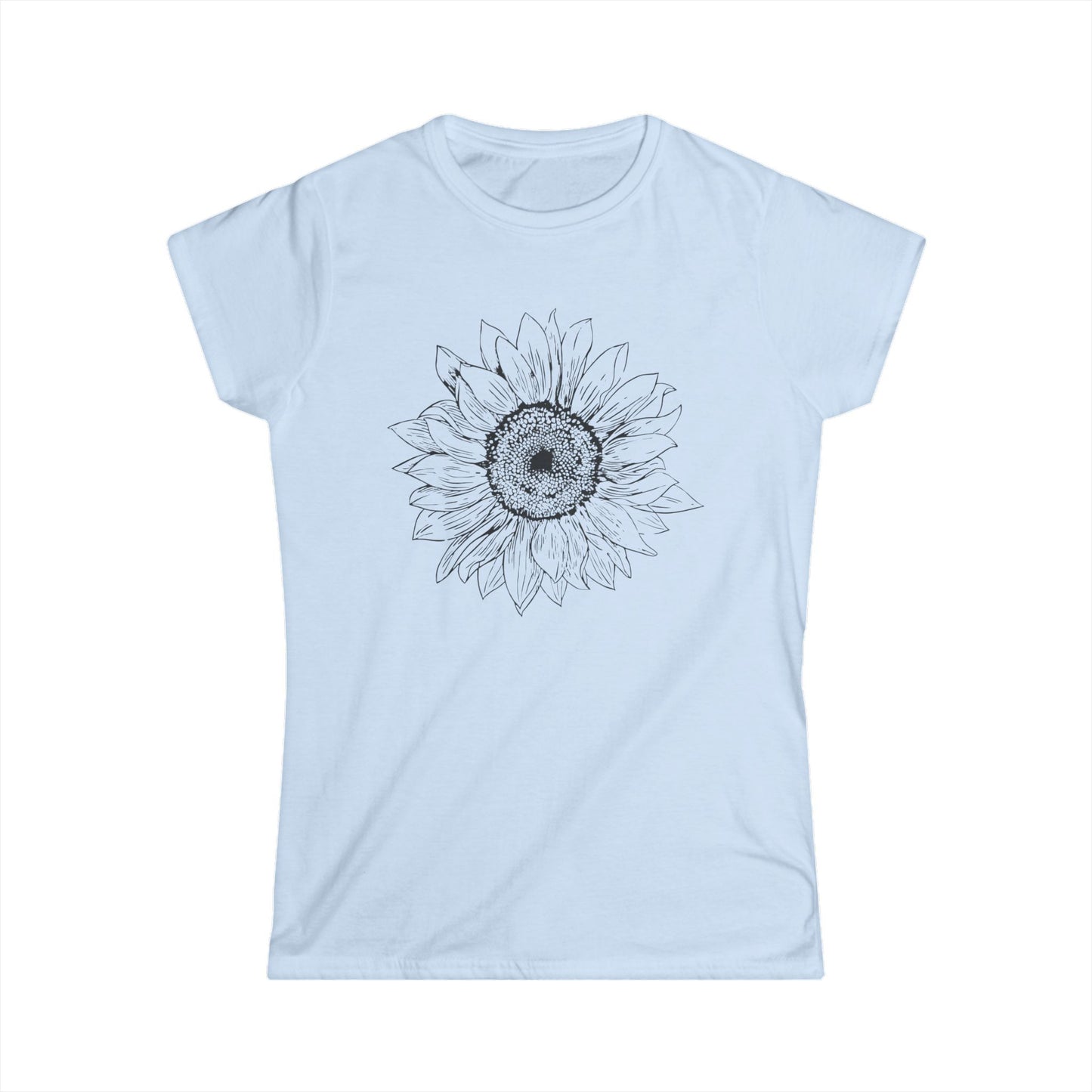 Graphite Sunflower - Women's Softstyle Tee