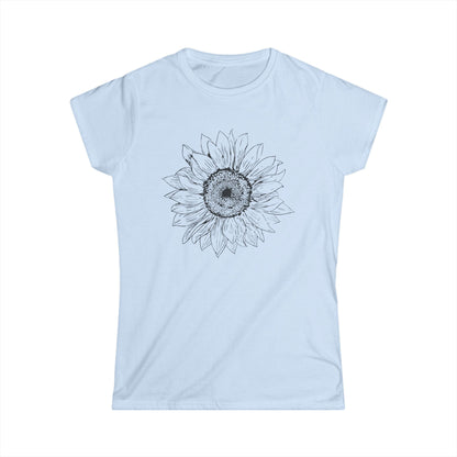 Graphite Sunflower - Women's Softstyle Tee