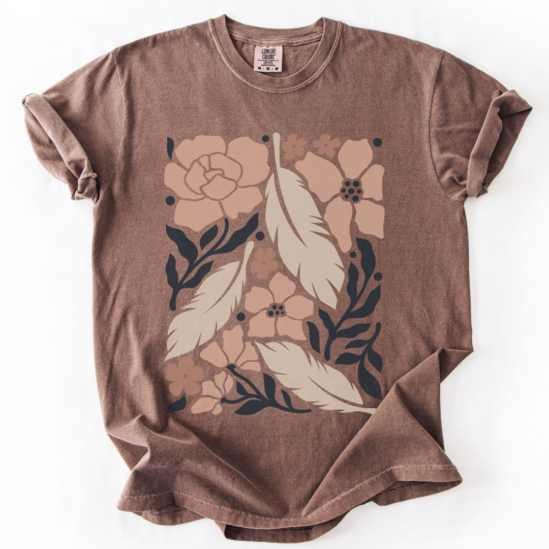 Feathers -  Comfort Colors Relaxed Fit Premium T Shirt