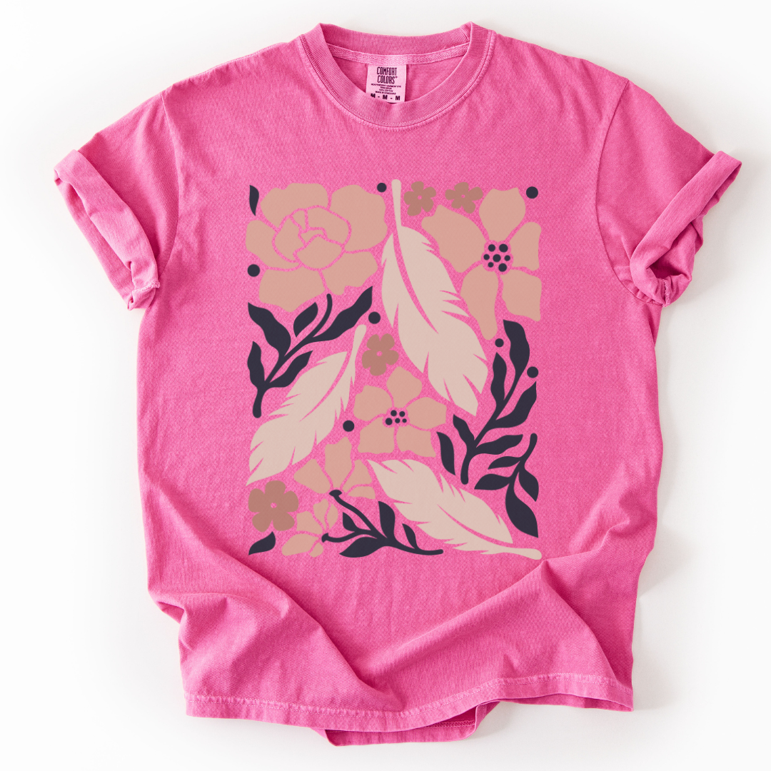 Feathers -  Comfort Colors Relaxed Fit Premium T Shirt