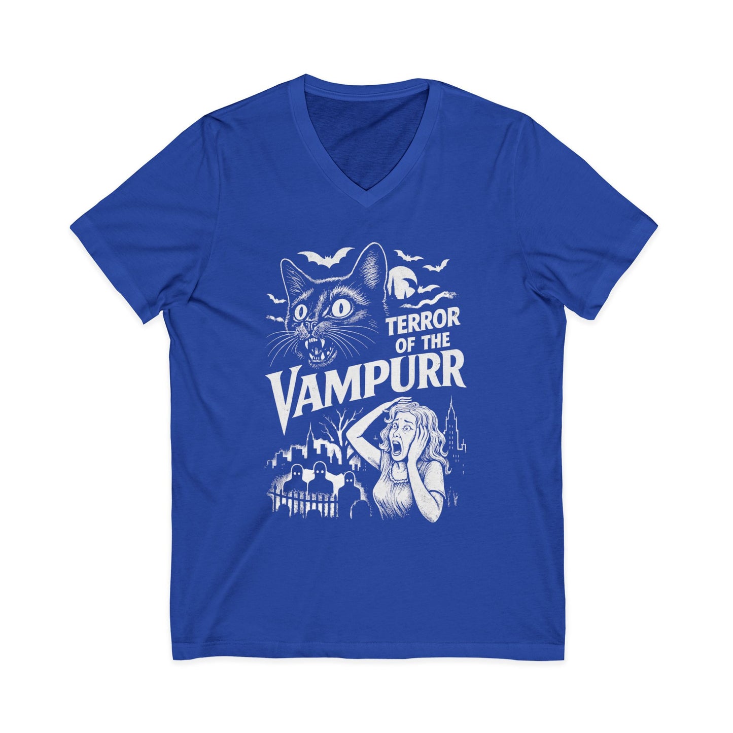 Terror Of The Vampurr - Short Sleeve V Neck