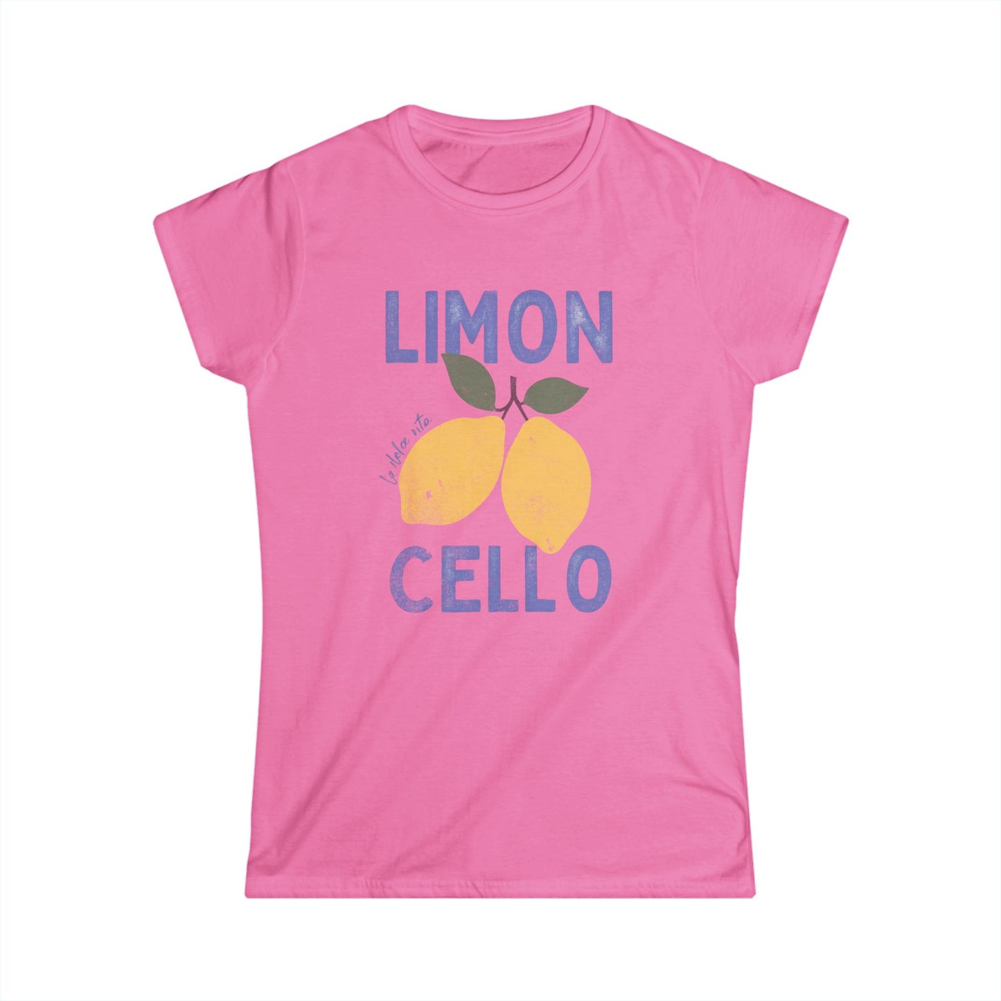 Limon Cello, Vintage Tee - Women's Cut Fitted Tee