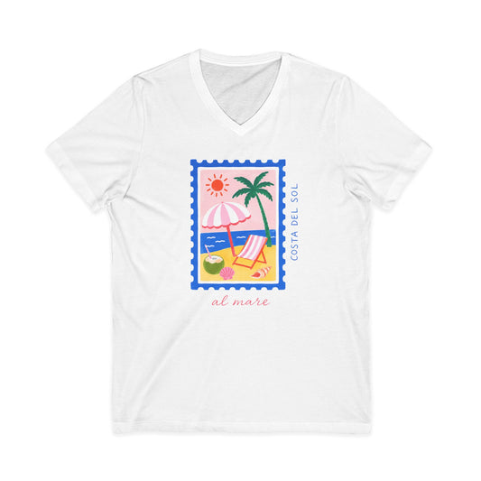 Costa Del Sol - Short Sleeve V Neck