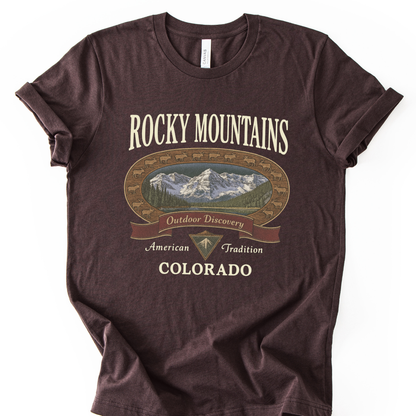 Rocky Mountains - Bella Canvas Super Soft Fitted T Shirt