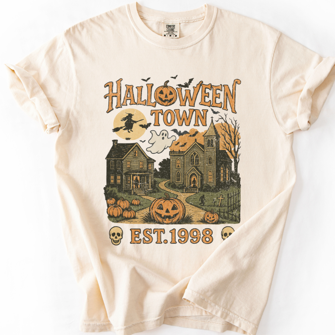 Halloween Town - Comfort Colors Relaxed Fit Premium T Shirt