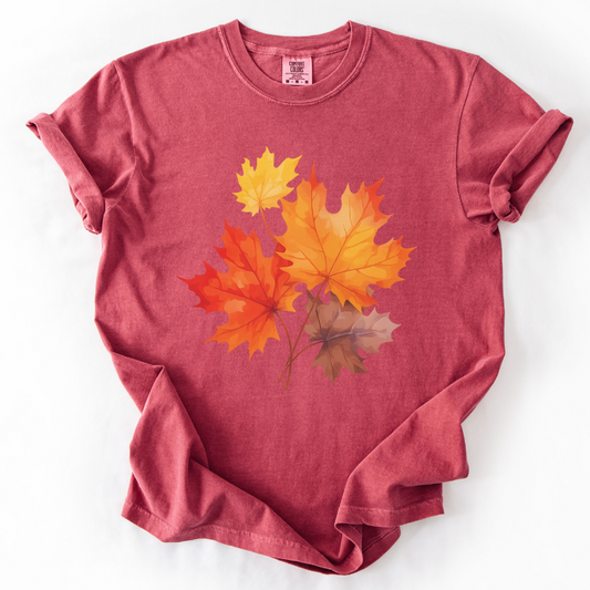 Autumn Leaves -  Comfort Colors Relaxed Fit Premium T Shirt