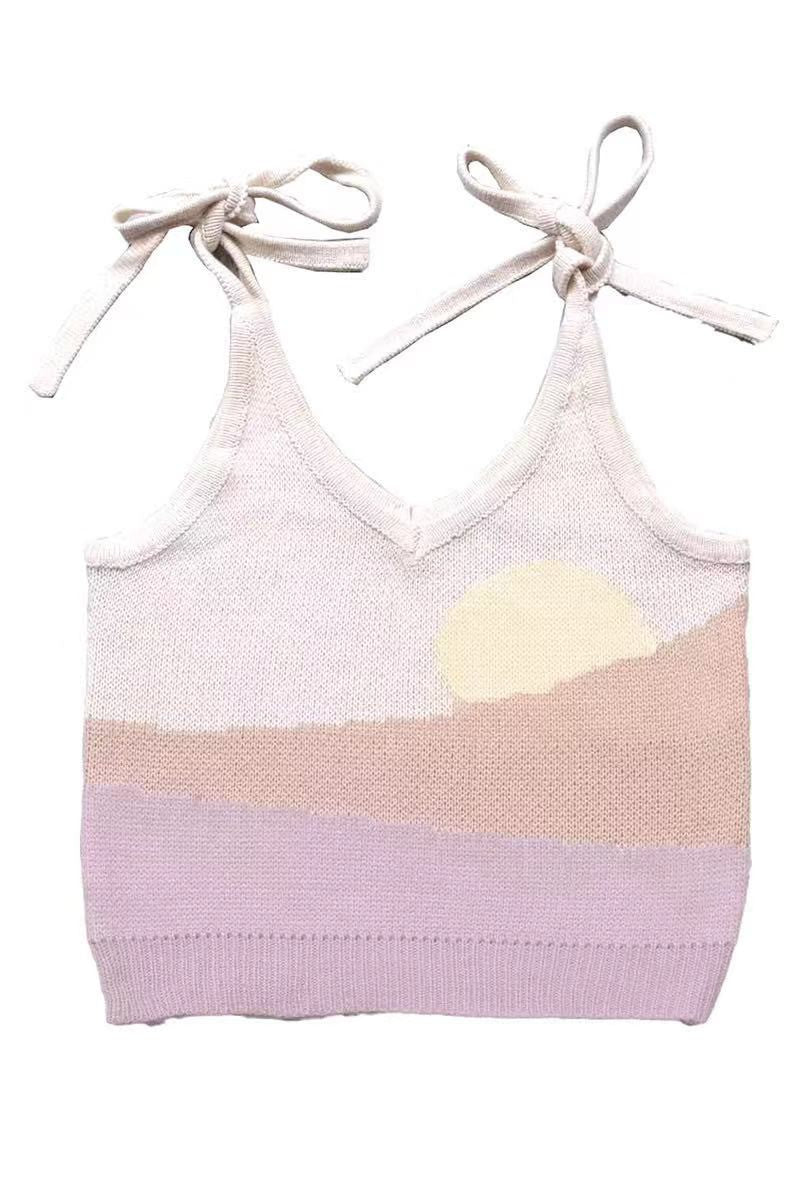 Sunset Tie Tank