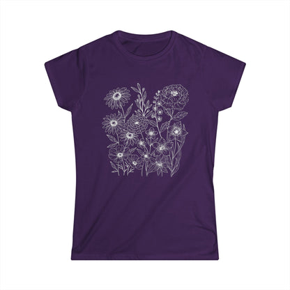 Petal Cartography - Women's Softstyle Tee
