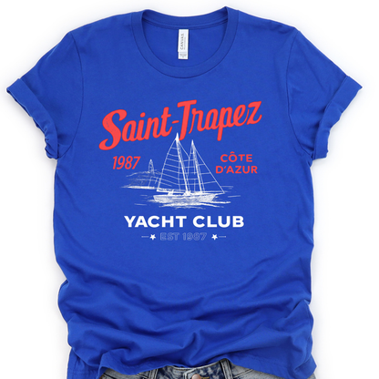 Saint Tropez Yacht Club - Bella Canvas Super Soft Standard Fit T Shirt