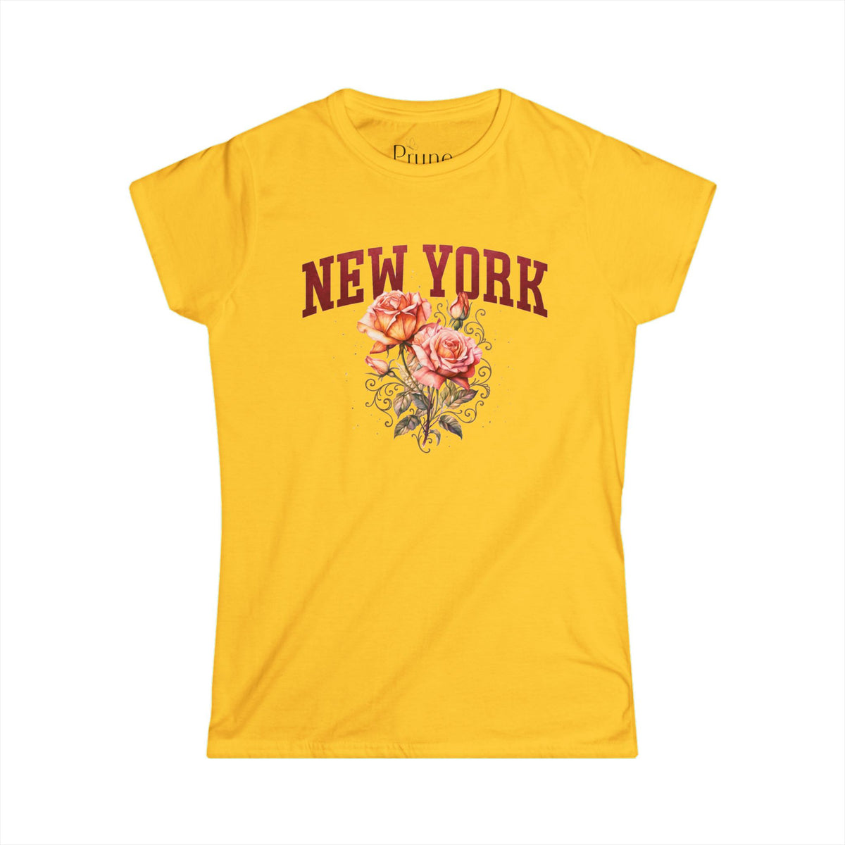 New York Floral - Women's Cut Fitted Tee