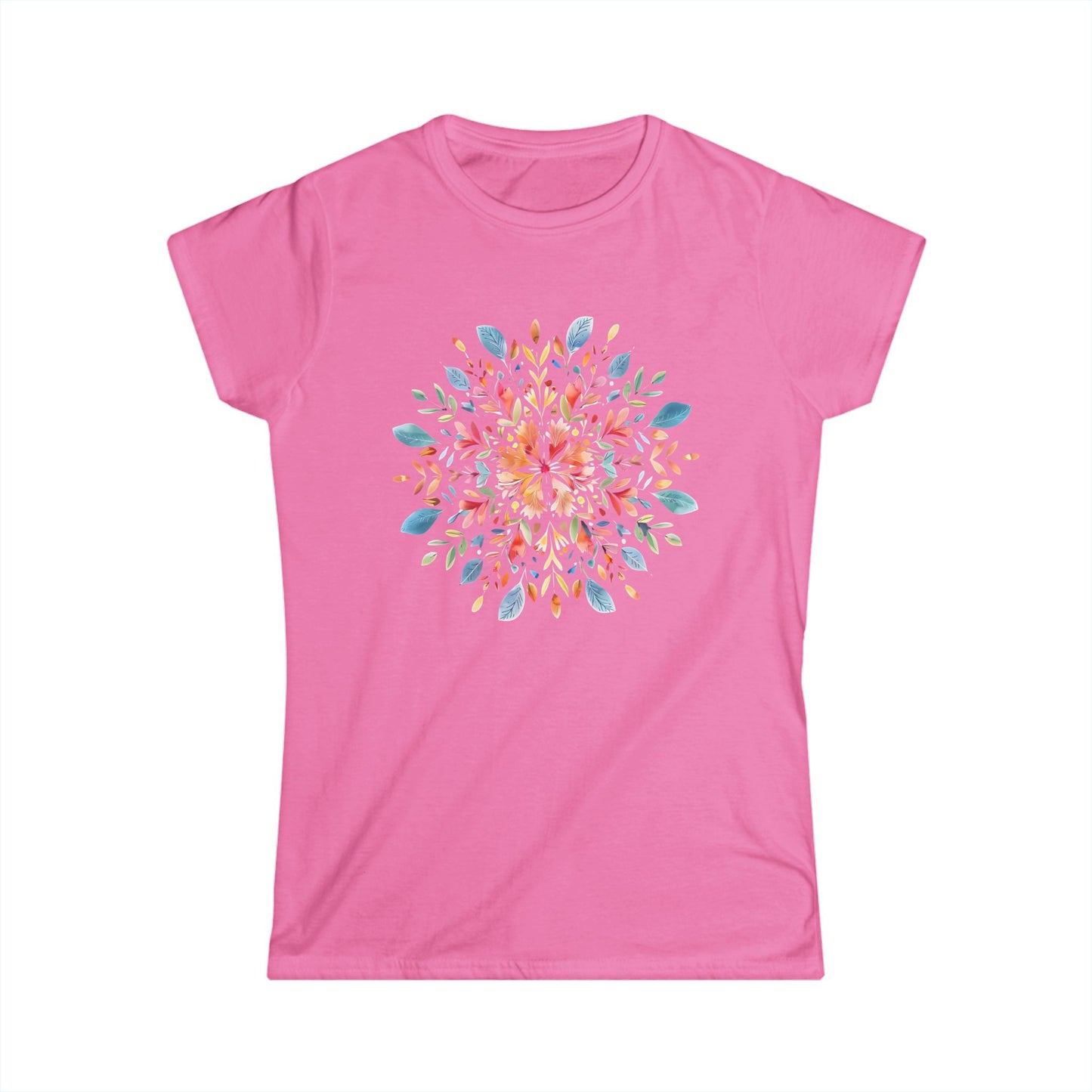 Plant Mandala - Women's Cut Fitted Tee