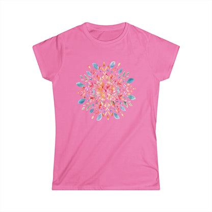 Plant Mandala - Women's Cut Fitted Tee
