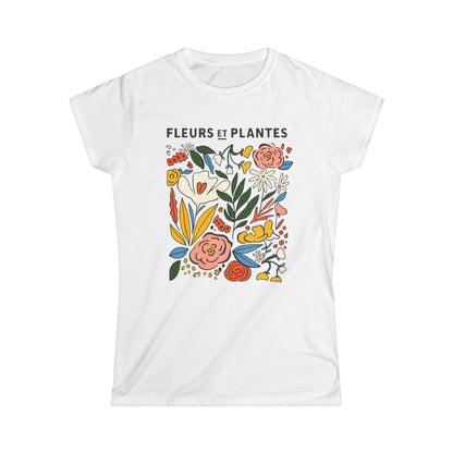 Fleurs Et Plantes - Women's Softstyle Tee