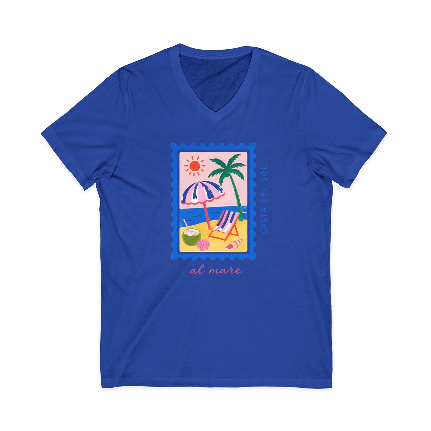 Costa Del Sol - Short Sleeve V Neck