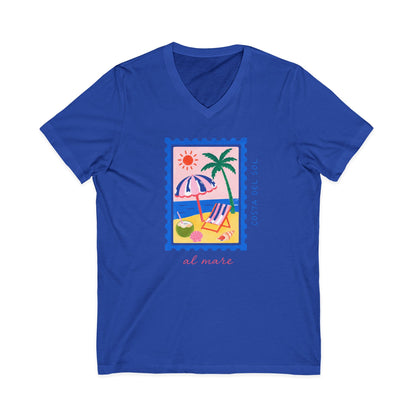 Costa Del Sol - Short Sleeve V Neck