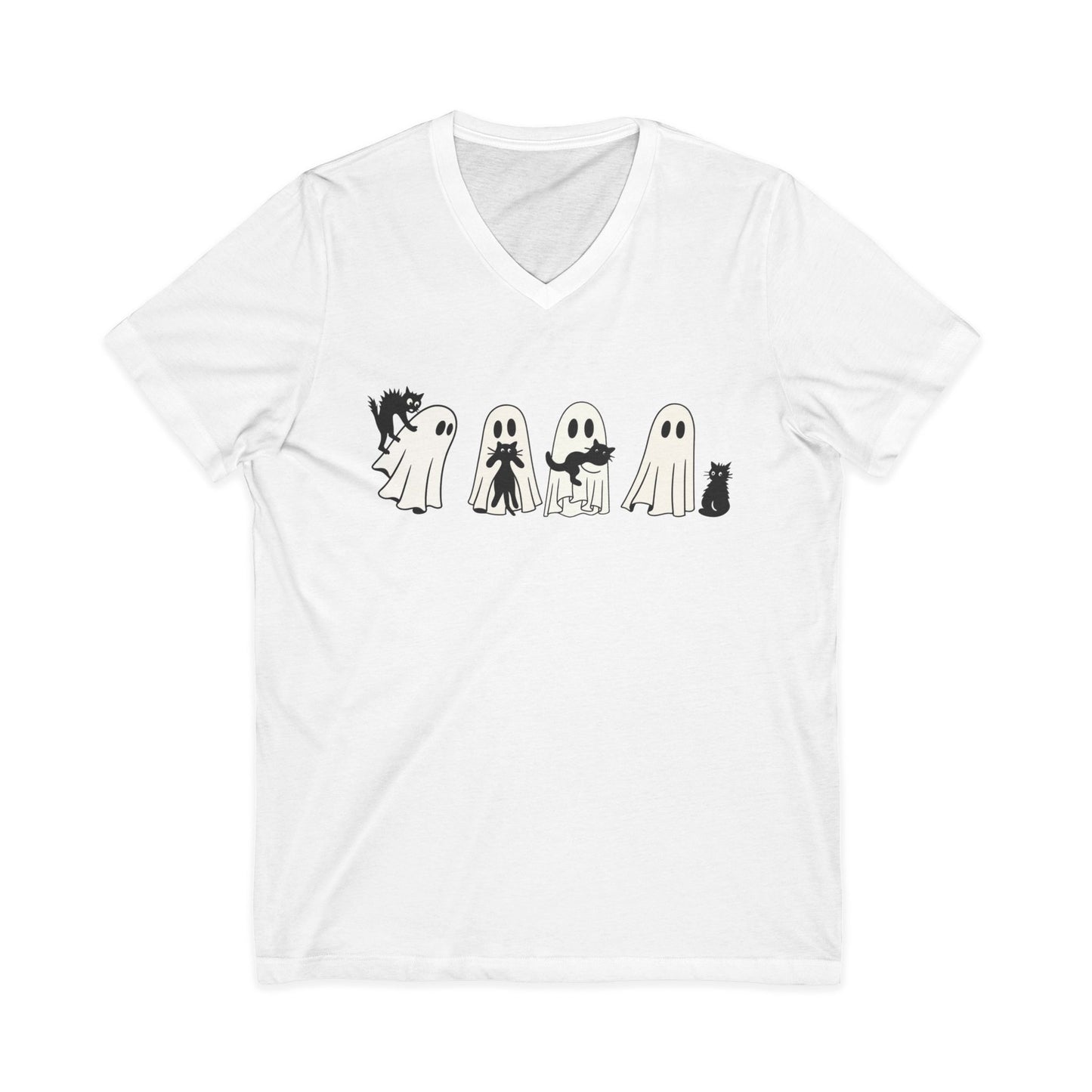 Scaredy Cats - Short Sleeve V Neck
