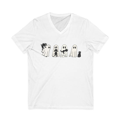 Scaredy Cats - Short Sleeve V Neck