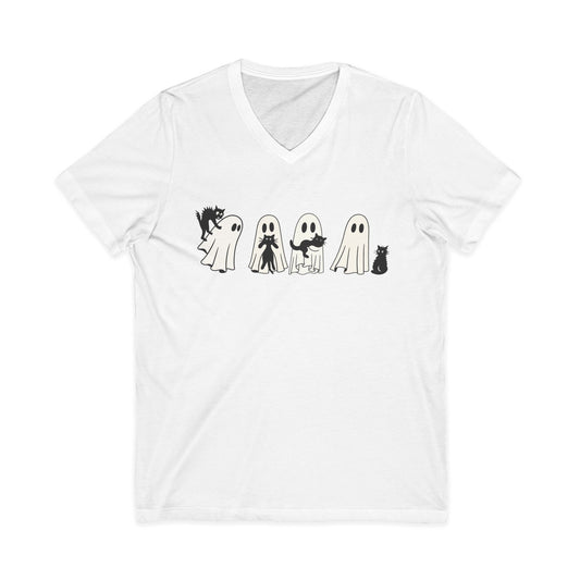 Scaredy Cats - Short Sleeve V Neck