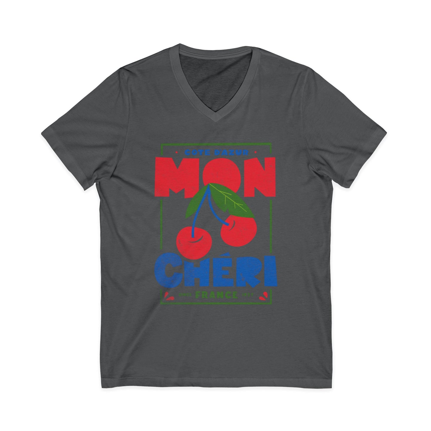 Mon Cheri - Short Sleeve V Neck