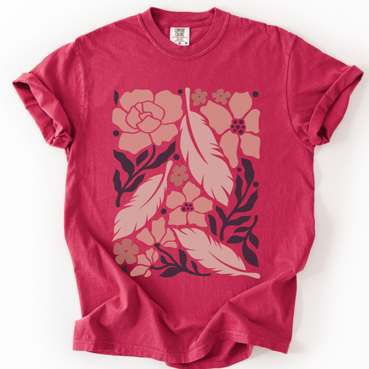 Feathers -  Comfort Colors Relaxed Fit Premium T Shirt
