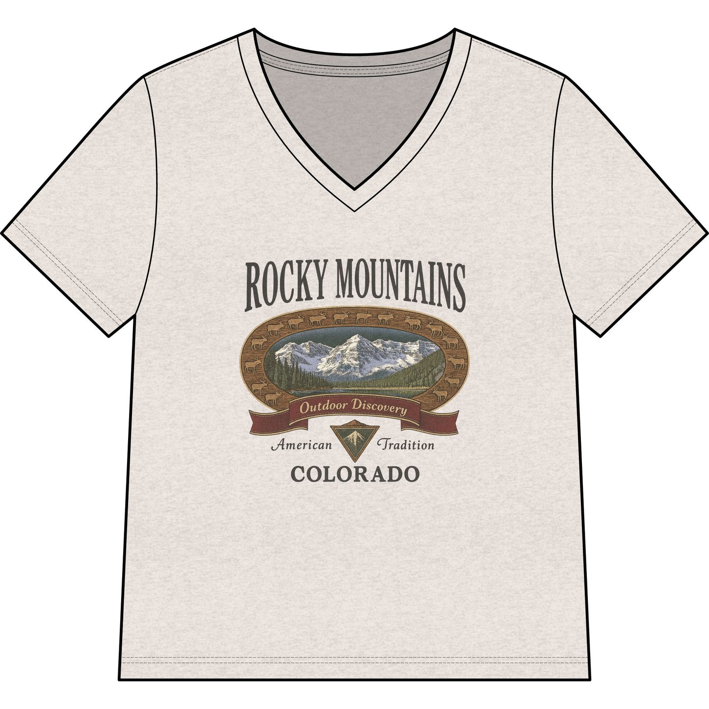 Rocky Mountains - Super Soft V-Neck