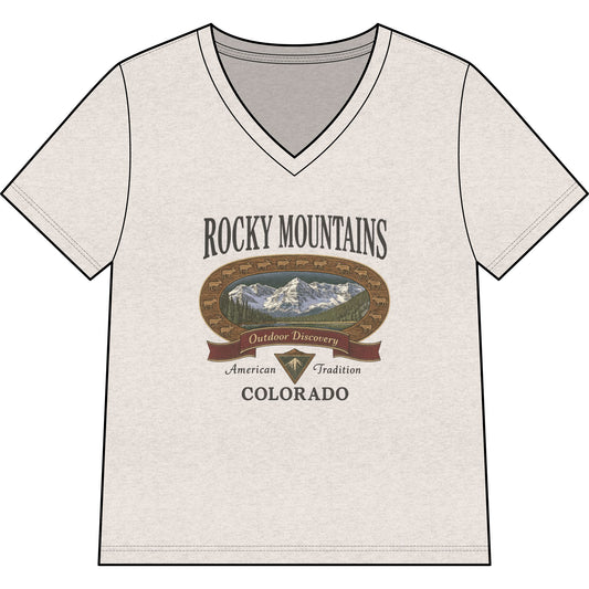 Rocky Mountains - Super Soft V-Neck