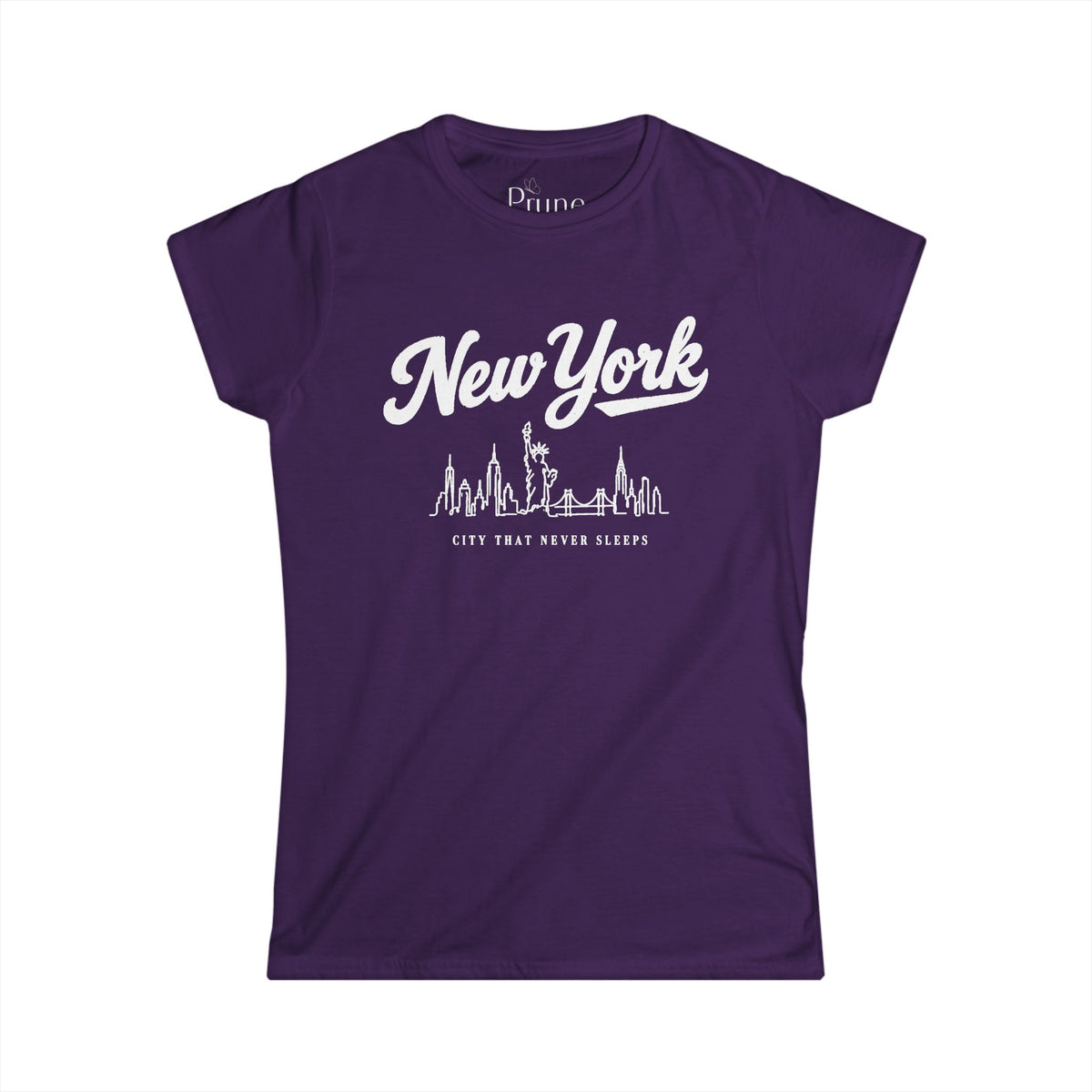 New York Skyline Doodle  - Women's Cut Fitted Tee