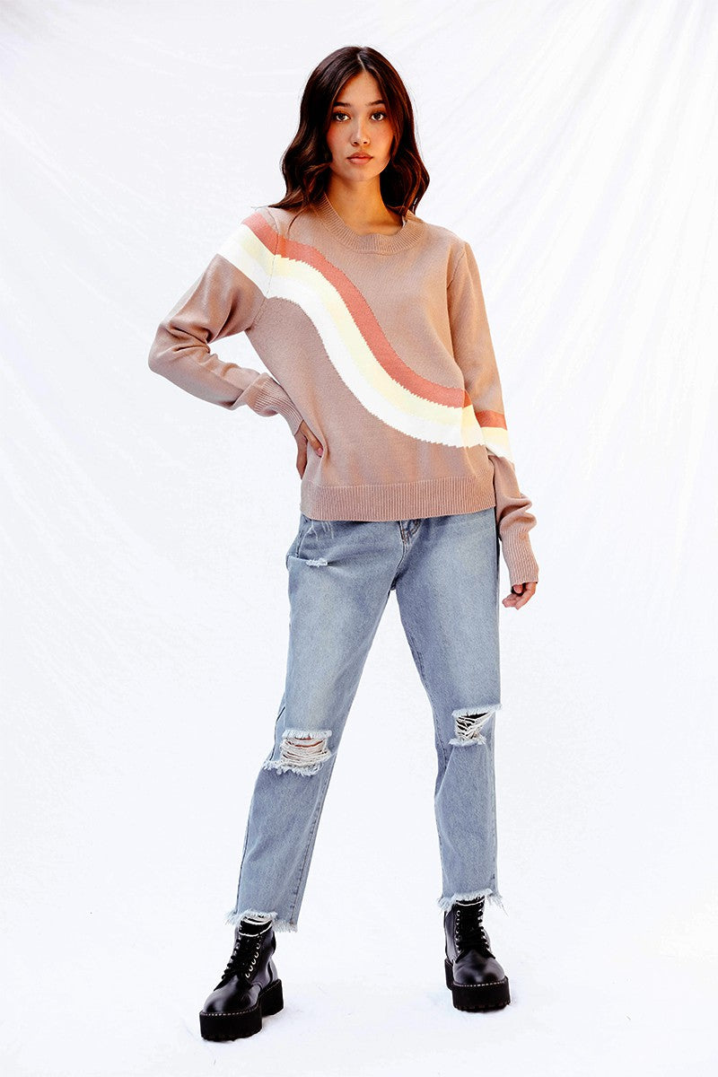 Retro Stripe Sweater