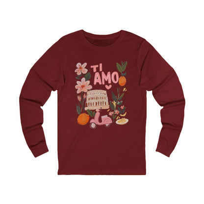 Ti Amo - Bella Canvas Super Soft Long Sleeve T Shirt