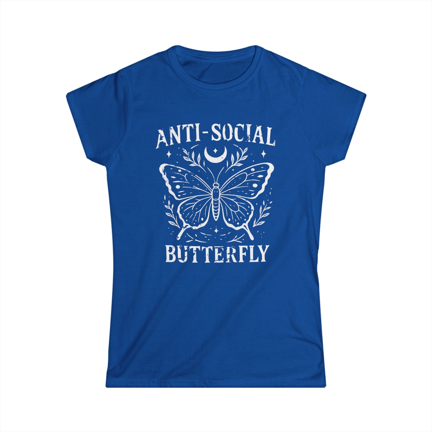 Anti-Social Butterfly - Women's Softstyle Tee