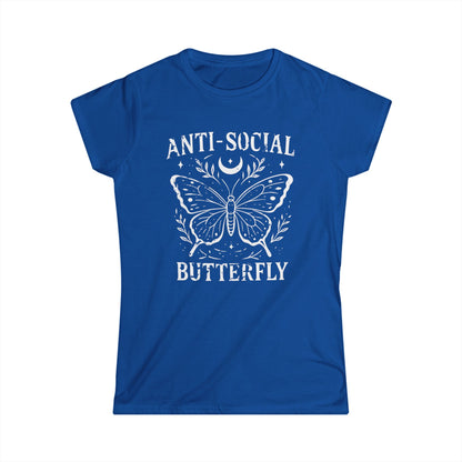 Anti-Social Butterfly - Women's Softstyle Tee