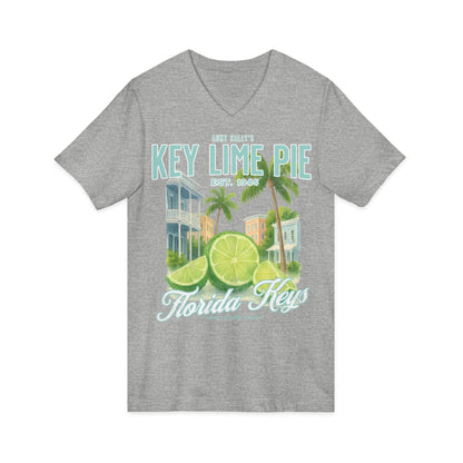 Aunt Sally's Key Lime Pie  - Short Sleeve V Neck