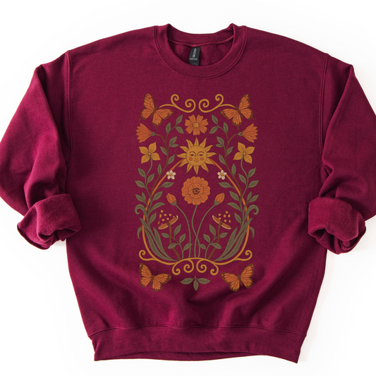 Golden Butterfly  -  Gildan Crewneck Sweatshirt