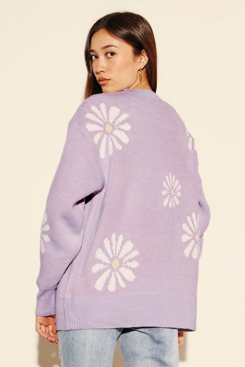 Daisy Flower Sweater