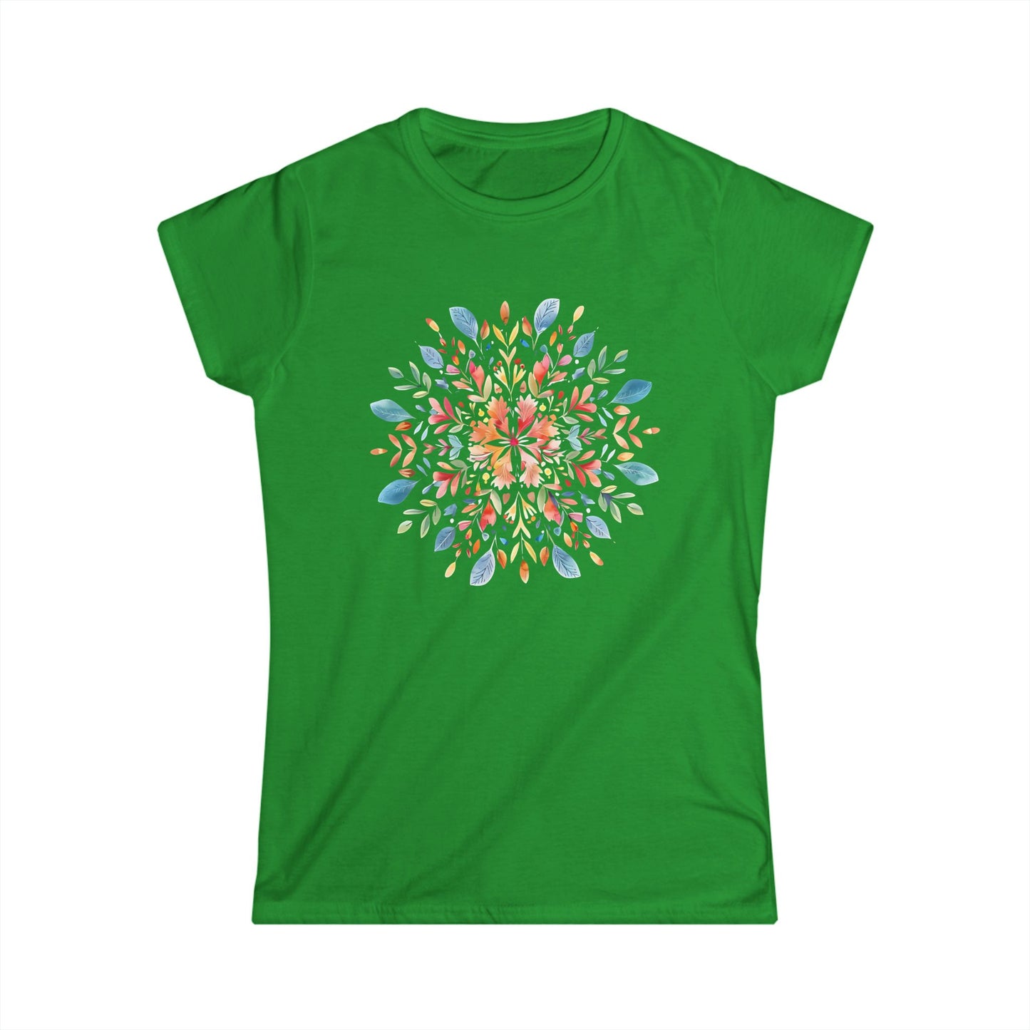 Plant Mandala - Women's Cut Fitted Tee