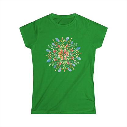 Plant Mandala - Women's Cut Fitted Tee