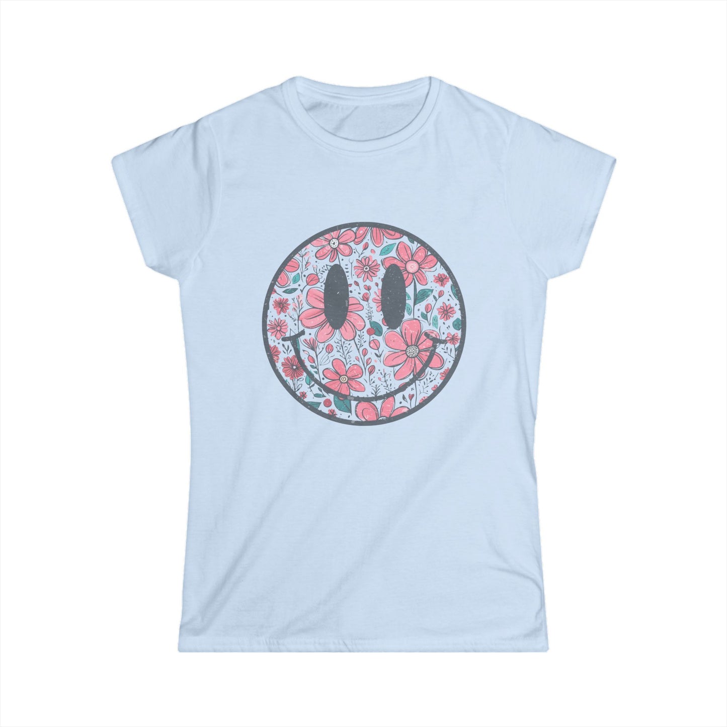 Flower Smile - Women's Softstyle Tee