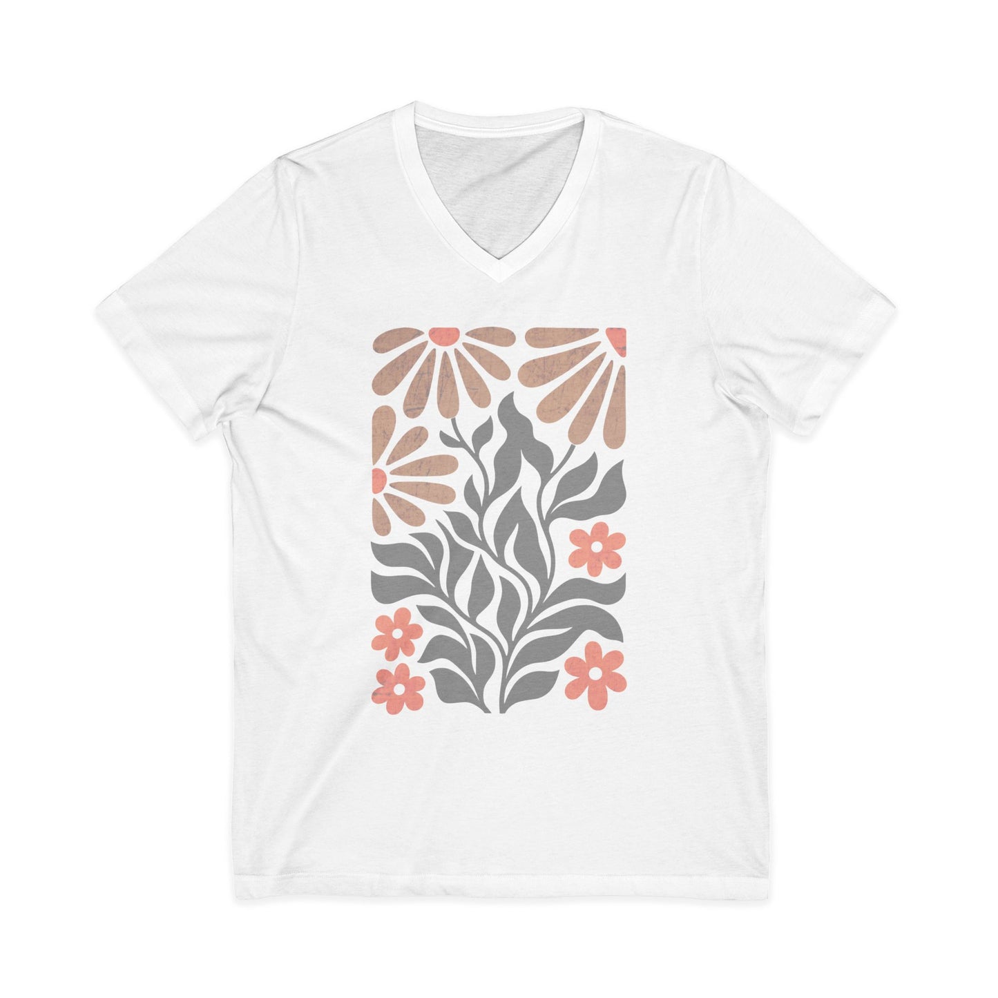 Wildlight Floral - Short Sleeve V Neck